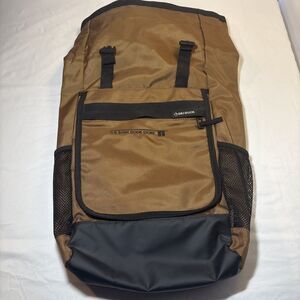 DRI DUCK Roll Top Backpack Saddle Brown Ballistic Nylon Laptop Bag New